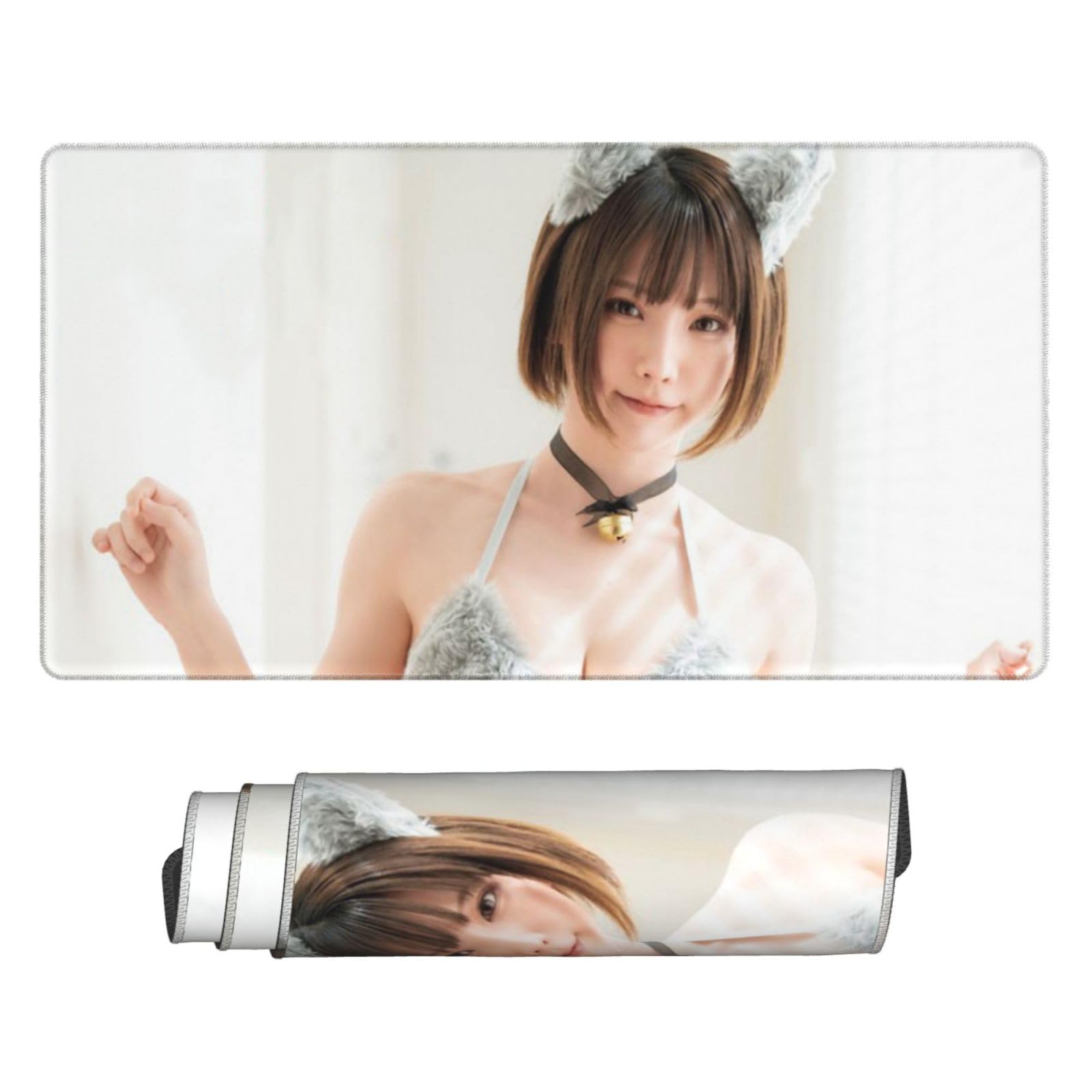 Amazon.co.jp：えなこ マウスパッド ゲーミングマウスパッド 大型